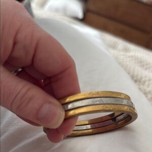 Coach Gold and Silver Bangle Set